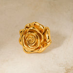 Load image into Gallery viewer, 18k Rose Signet Ring