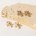 Load image into Gallery viewer, Dainty Cross Stud Earrings