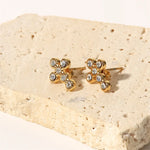 Load image into Gallery viewer, Dainty Cross Stud Earrings