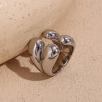 Load image into Gallery viewer, 18k Four Droplet Bold Ring