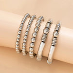 Load image into Gallery viewer, 5pc Beaded Bracelet Stack Set