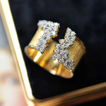 Load image into Gallery viewer, Bold Diamond Sparkle Open Ring