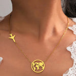 Load image into Gallery viewer, Around The World Travelers Necklace