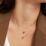Load image into Gallery viewer, Dainty Étoile Birthstone Necklace