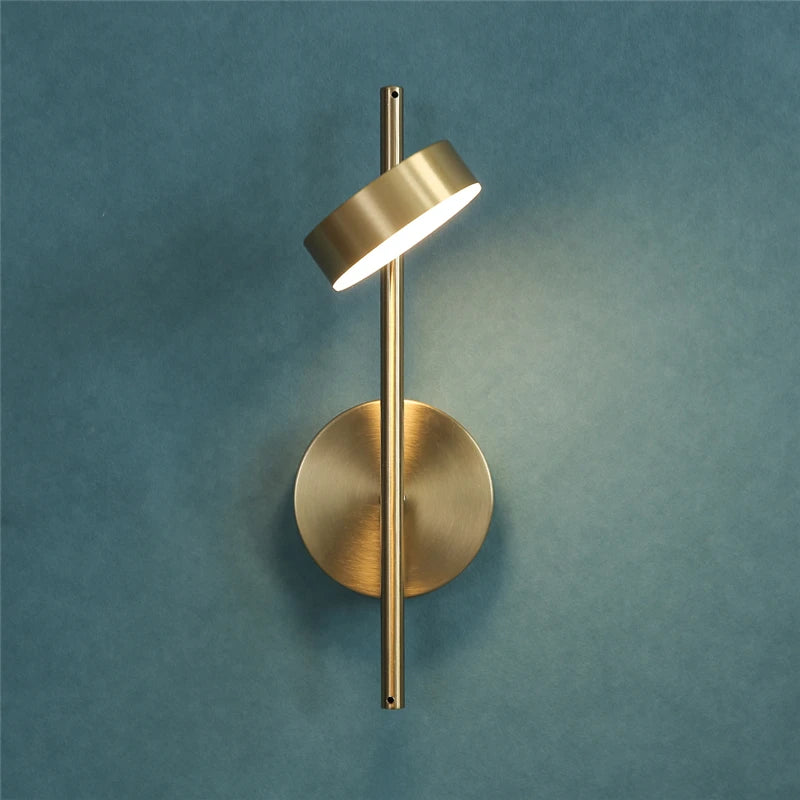 Adjustable Metallic Wall Lamp Light Fixture