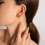 Load image into Gallery viewer, Dainty Radial Shine Stud Earrings