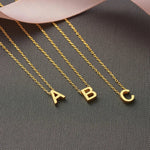 Load image into Gallery viewer, Dainty Minimal Letter Initial Necklace