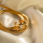 Load image into Gallery viewer, Textured Pearl & Diamond Accented Ring