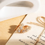 Load image into Gallery viewer, Bold Triple Layer Diamond Earrings