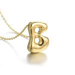 Load image into Gallery viewer, Puffy Letter Necklace