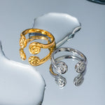 Load image into Gallery viewer, Adjustable Open Spiral Ring