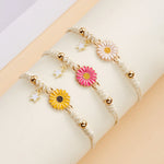 Load image into Gallery viewer, Braided Feminine Flower Star Bracelet