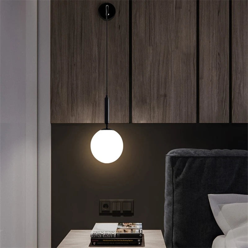 Simple Nordic Globe Luxury Wall Light Fixture