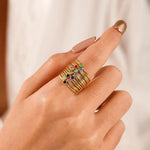 Load image into Gallery viewer, Dainty Treasure Birthstone Ring