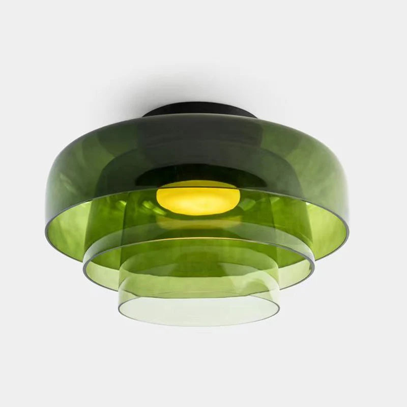 Nordic Modern Glass Flush Mount Ceiling Light