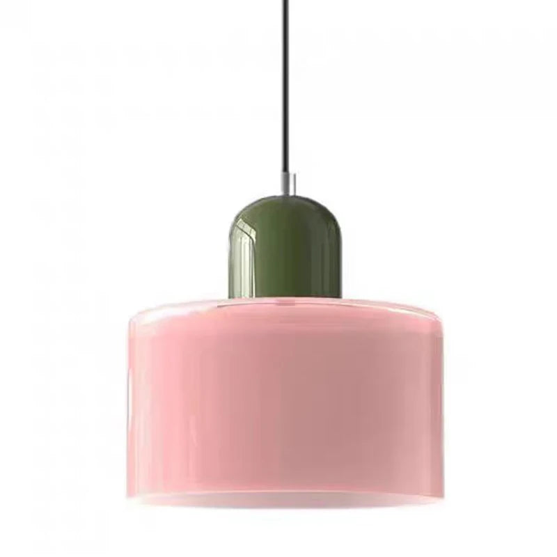 Contemporary Colorful Glass Pendant Light