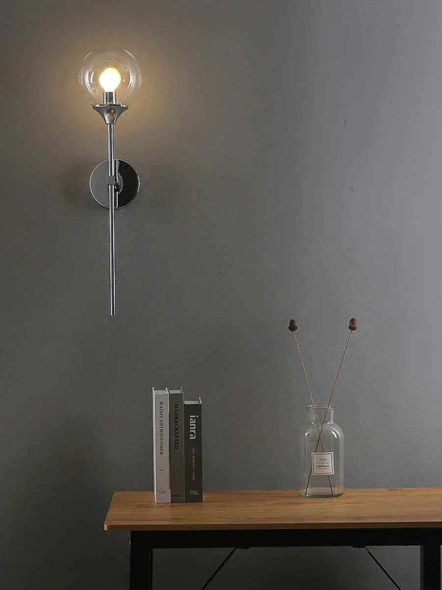 Glass Ball Indoor Wall Lamp Lighting Fixture