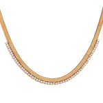 Load image into Gallery viewer, Herringbone Diamond Dazzle Necklace