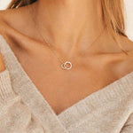 Load image into Gallery viewer, Isabelle Gold Hoop Chain