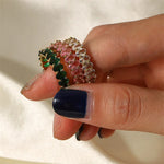 Load image into Gallery viewer, Dainty Oval Cut Diamond Adorned Ring
