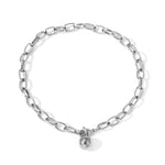 Load image into Gallery viewer, Chunky Paperclip Tassel Ball Bracelet