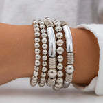 Load image into Gallery viewer, 5pc Beaded Bracelet Stack Set