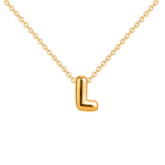 Load image into Gallery viewer, Dainty Bubble Initial Necklace