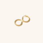 Load image into Gallery viewer, Zephy Twisted Hoop Earrings