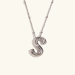 Load image into Gallery viewer, Balloon Gold Initial Necklace