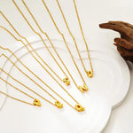 Load image into Gallery viewer, Dainty Bubble Letter Initial Necklace