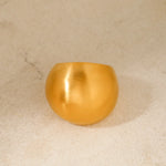 Load image into Gallery viewer, 18k Bold Round Brushed Ring