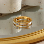 Load image into Gallery viewer, Dainty Shell Paved Dainty Diamond Ring