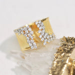 Load image into Gallery viewer, Bold Diamond Sparkle Open Ring
