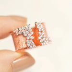 Load image into Gallery viewer, Bold Diamond Sparkle Open Ring