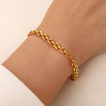 Load image into Gallery viewer, 18k Thin Horology Inspired Bracelet