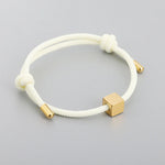 Load image into Gallery viewer, Adjustable Couples Box Letter Initial Bracelets
