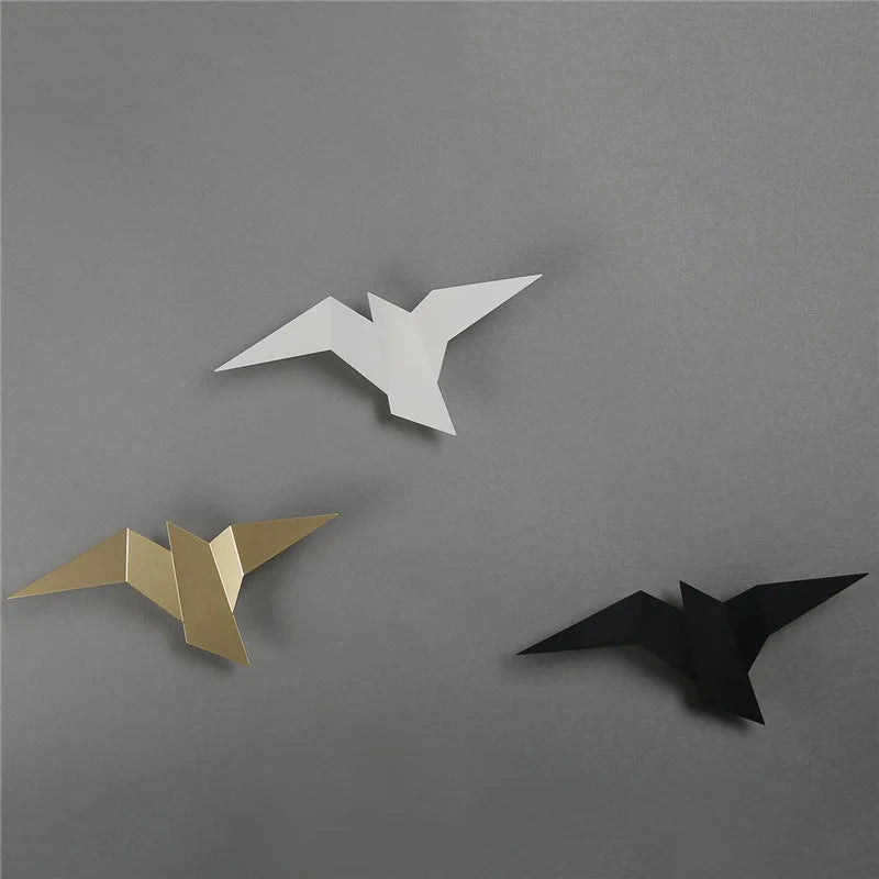 Nordic Iron Art Flying Bird Wall Lamps Light Fixture
