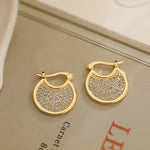 Load image into Gallery viewer, Dazzling Diamond Hoop Earrings