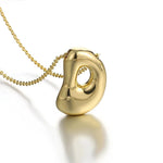Load image into Gallery viewer, Puffy Letter Necklace