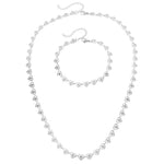 Load image into Gallery viewer, Dainty Spiral Hearts Bracelet and Necklace Set