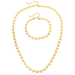 Load image into Gallery viewer, Dainty Spiral Hearts Bracelet and Necklace Set