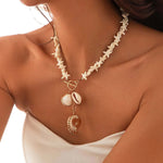 Load image into Gallery viewer, Bold Beach Sea Shell Bracelet and Necklaces