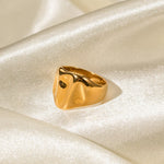 Load image into Gallery viewer, Wide Wave Textured Ring