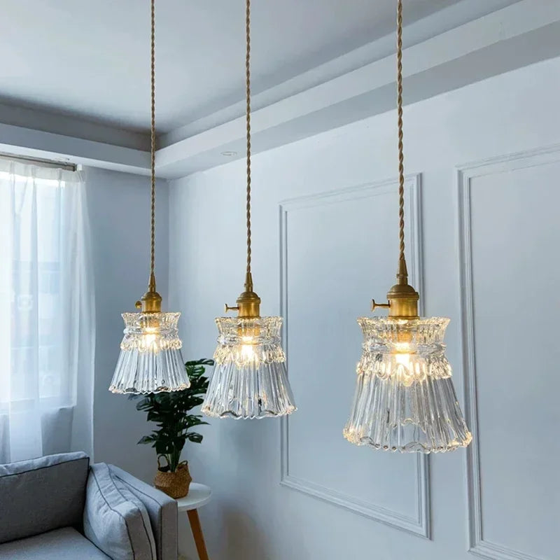 Modern Glass Pendant Light for Dining Rooms, Kitchen Islands & Bars