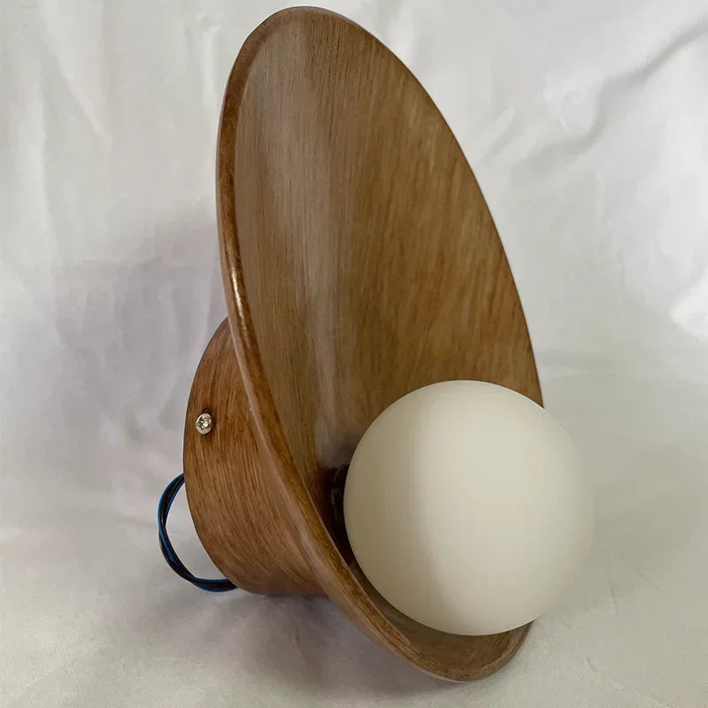 Japanese Style Shell Wall Lamp Light Fixture