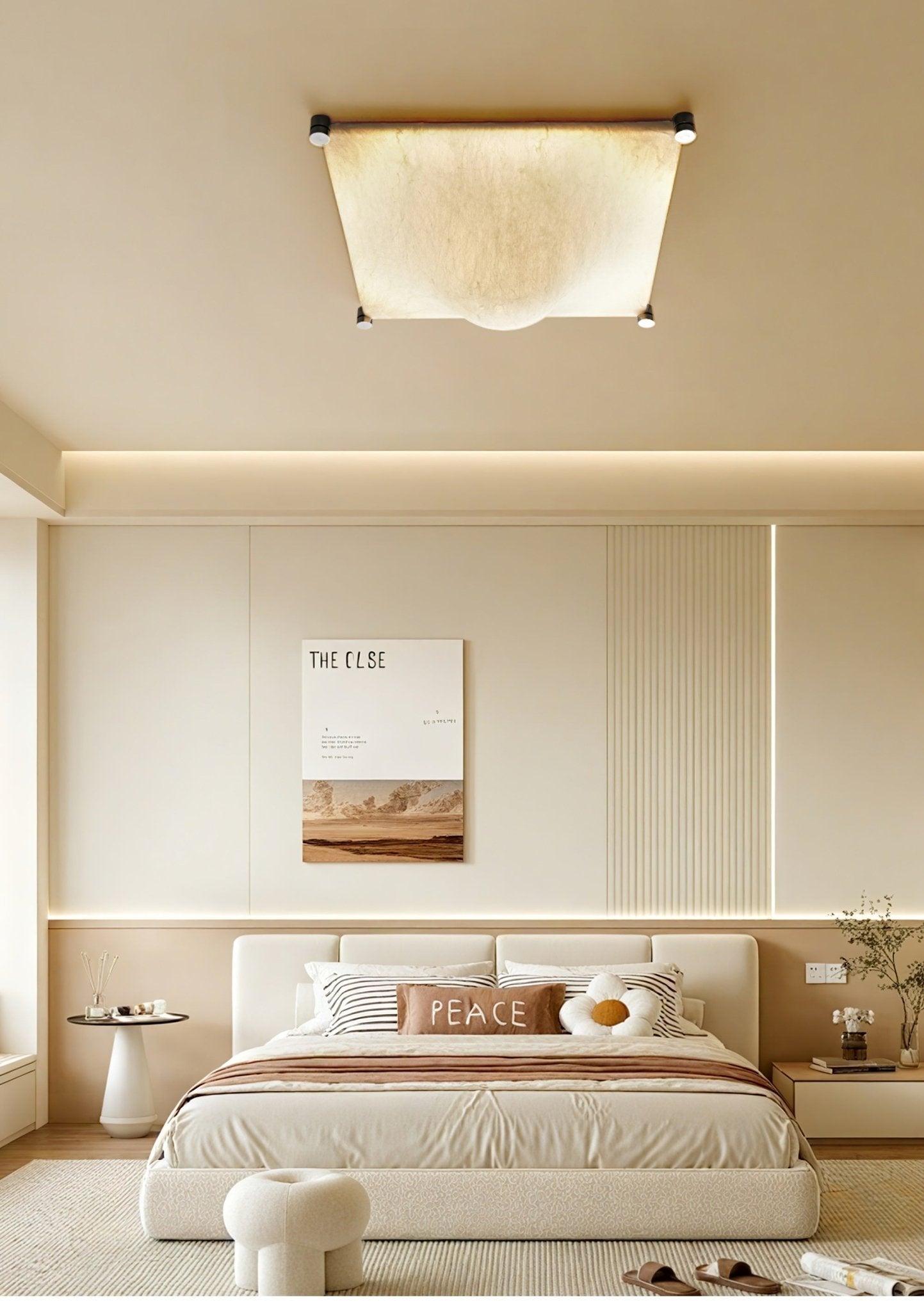 Textured Silk Shade Contemporary Wall Light