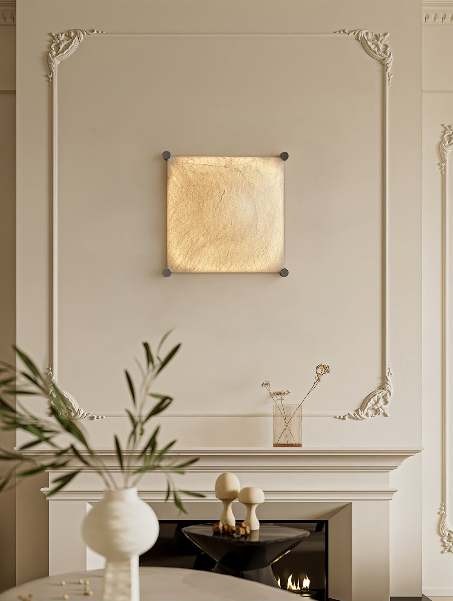 Textured Silk Shade Contemporary Wall Light