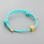 Load image into Gallery viewer, Adjustable Couples Box Letter Initial Bracelets