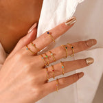 Load image into Gallery viewer, Dainty Treasure Birthstone Ring