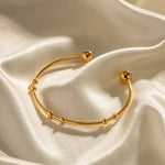 Load image into Gallery viewer, Beaded Cuff Bangle Bracelet